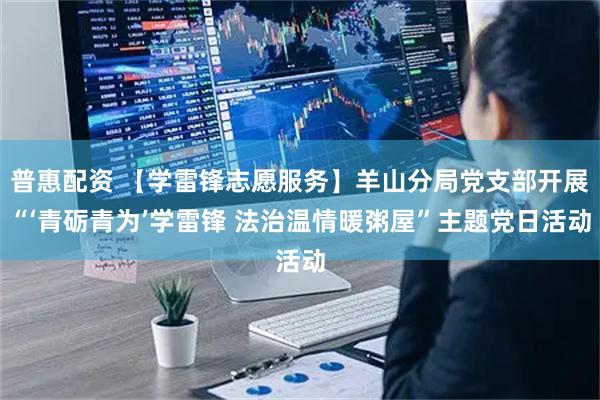 普惠配资 【学雷锋志愿服务】羊山分局党支部开展“‘青砺青为’学雷锋 法治温情暖粥屋”主题党日活动